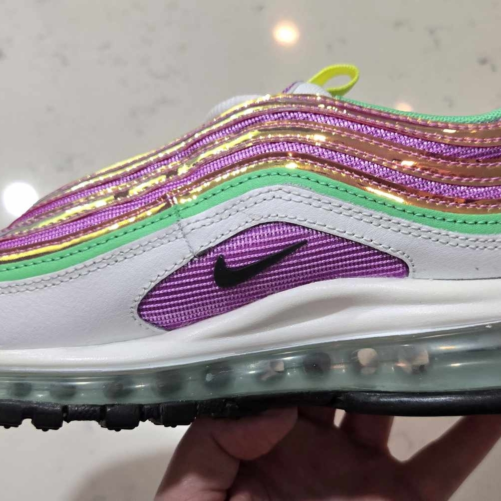 Nike Air Max 97 Women's SZ.6 Fuchsia Glow/Lemon Venom CW5591-100 New - Picture 11 of 16